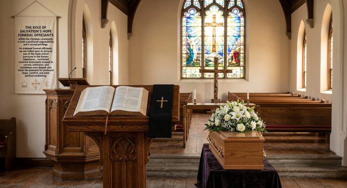 funeral officiant